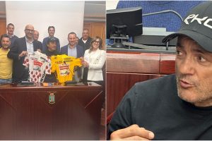 Biancavilla, il ritorno del campione di ciclismo Chiappucci come testimonial della Cronoscalata Pantani