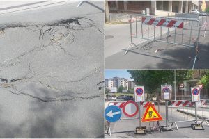Paternó, strade sprofondate e caditoie pericolanti nel quartiere Ardizzone: tratto chiuso in Viale dei Platani