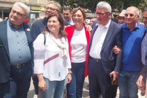 Tappa a Paternó di Landini (Cgil) per il SÌ ai referendum: “Andate a votare”