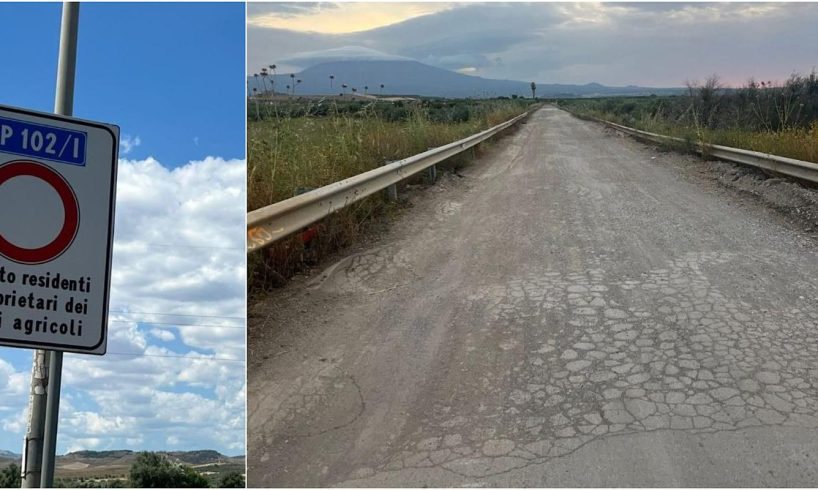Paternò, strada Ponte Barca-Sferro: Confagricoltura chiede intervento a Città Metropolitana e Comune