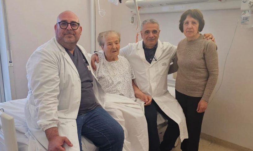 Biancavilla, donna di 104 anni di Cesarò operata al femore in ospedale: dal sindaco complimenti ai medici