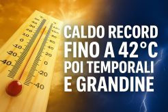Meteo, caldo afoso con Scipione l’Africano fino a domenica pomeriggio: poi temporali con grandine