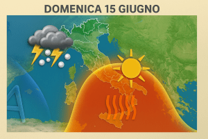 Meteo, domenica bestiale: dal caldo anomalo del Centro-Sud alla grandine