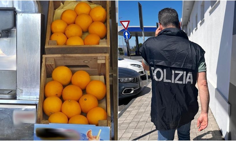 Catania, nelle aree di servizio mozzarelle scadute e arance egiziane spacciate per tarocco siciliano: denunce