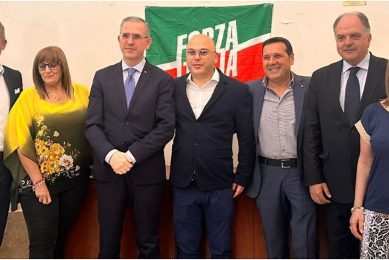Adrano, Congresso cittadino di Forza Italia: Alfio Sangrigoli eletto segretario