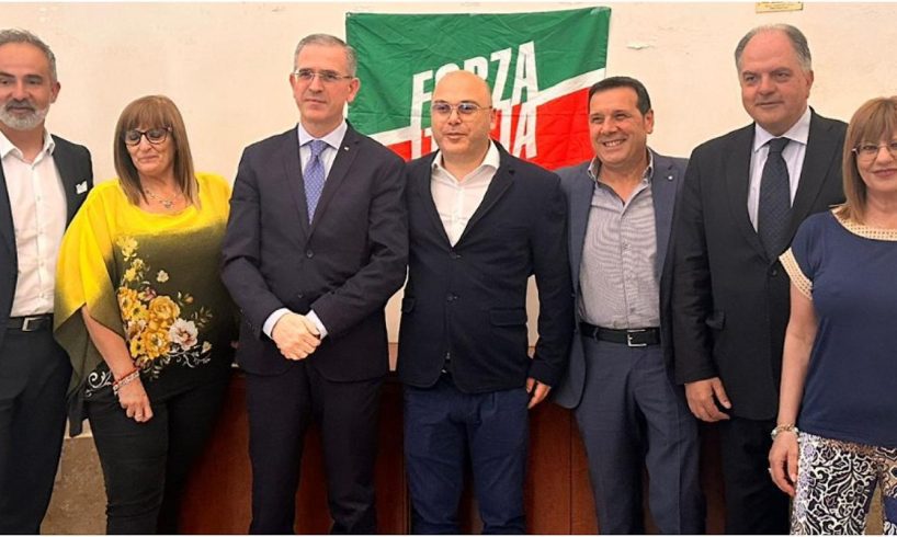 Adrano, Congresso cittadino di Forza Italia: Alfio Sangrigoli eletto segretario