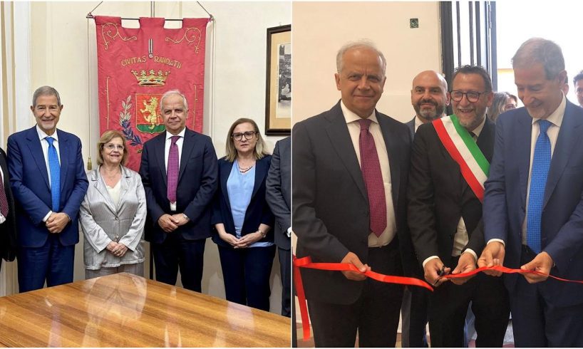 I ministri Musumeci e Piantedosi in visita a Randazzo sciolto per mafia: poi alla mostra futurista di Centuripe