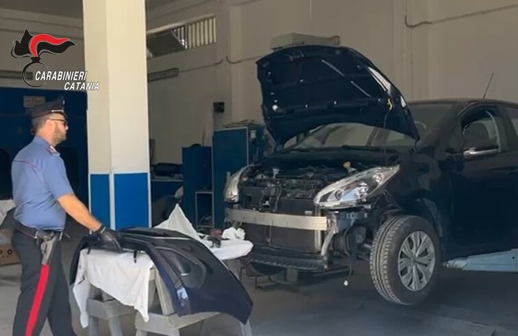 Biancavilla, officina abusiva in un garage: 48enne denunciato per reati ambientali