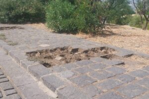 Paternò, individuati gli autori del furto di basole laviche davanti all’ex convento di San Francesco alla Collina
