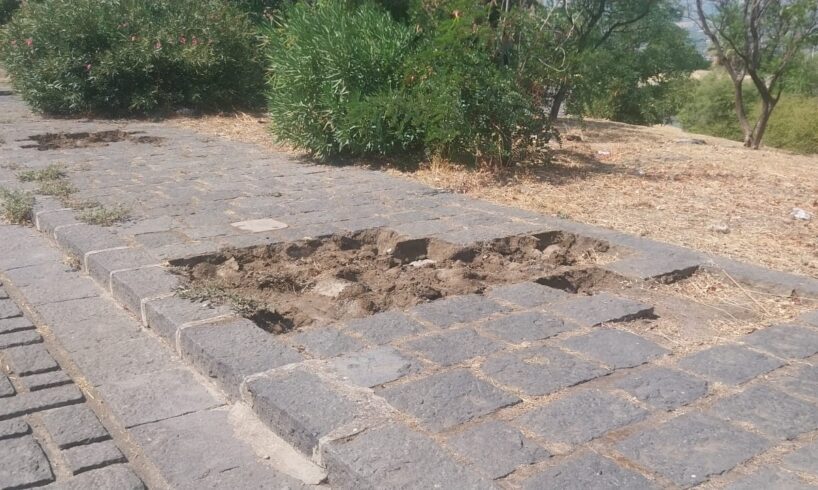 Paternò, individuati gli autori del furto di basole laviche davanti all’ex convento di San Francesco alla Collina