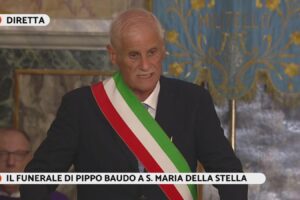 Il discorso del sindaco Burtone commuove Militello: “Pippo Baudo ha reso grande la nostra terra”