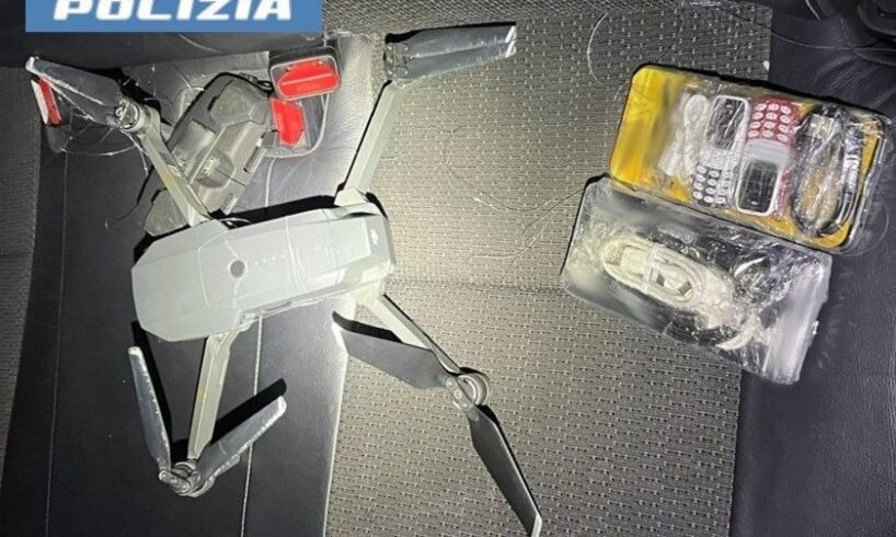 Catania, tentano di introdurre cellulari in carcere con un drone: denunciati tre giovani, due sono di Paternò