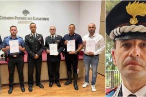 Encomio per l’adranita Vincenzo Bulla: il comandante premiato per un delicato intervento dei Carabinieri a Racalmuto
