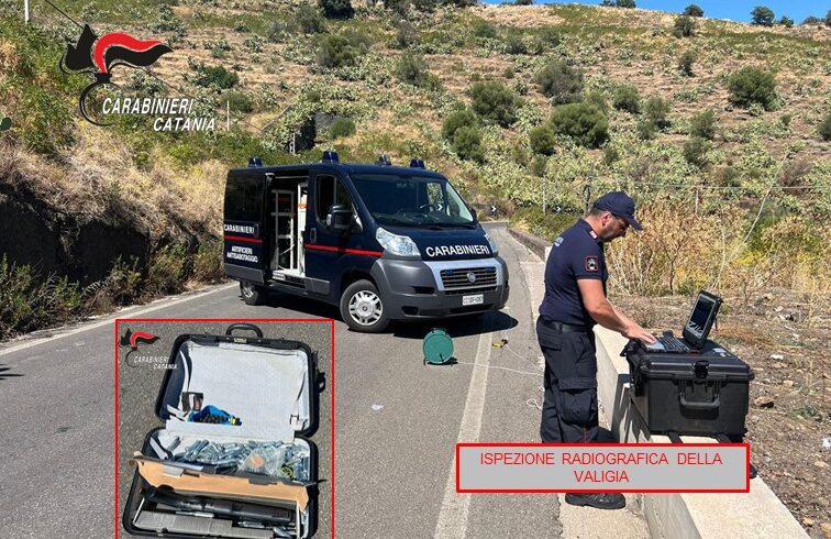 Valigia sospetta sui binari tra Militello e Vizzini: dentro un fucile ad aria compressa e munizioni