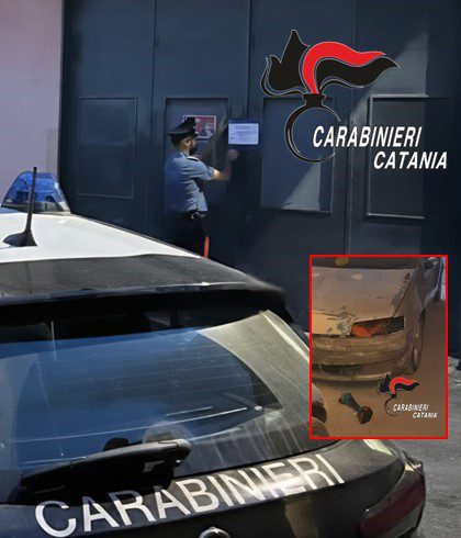 Biancavilla, scoperta carrozzeria abusiva in un garage: 39enne denunciato per rischio ambientale