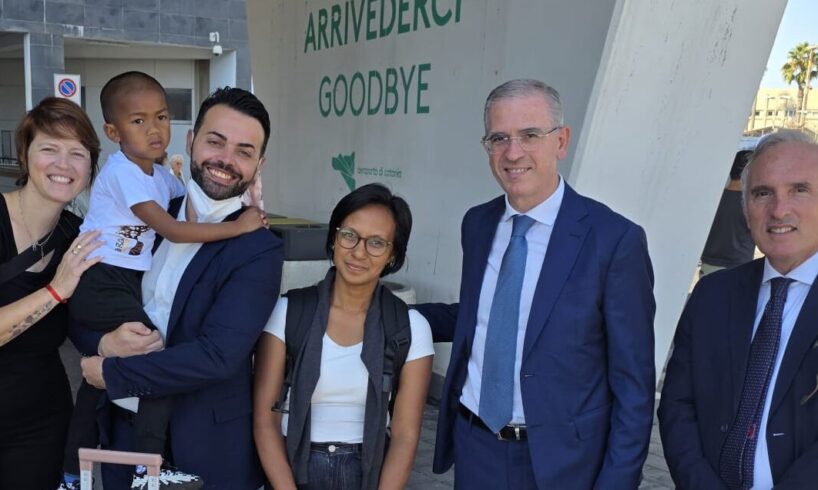 Il piccolo Zayel arriva a Catania: sarà operato a Roma per una rara malformazione