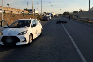 Belpasso, incidente a Piano Tavola: ferito motociclista