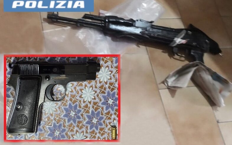 Nonna kalashnikov: 72enne catanese arrestata con AK-47 e un chilo di coca