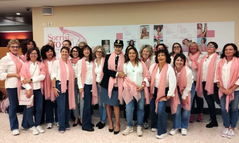 Un filo rosa di speranza: la Polizia Stradale di Catania al fianco delle donne in cura contro i tumori