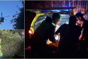 Etna, doppio intervento: soccorsi un cercatore di castagne e un pompiere caduto dall'elicottero