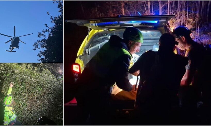 Etna, doppio intervento: soccorsi un cercatore di castagne e un pompiere caduto dall'elicottero