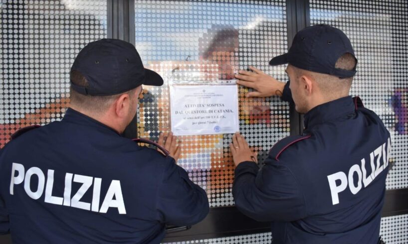Caltagirone, chiuso per 7 giorni centro scommesse ritrovo di pregiudicati