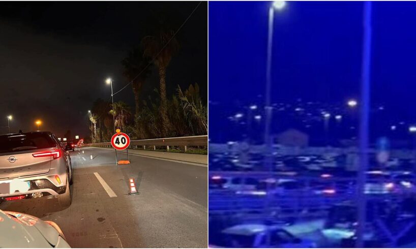 Caos traffico a Catania, turisti a piedi verso l'aeroporto