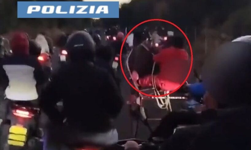Catania, fantini denunciati per corsa clandestina: i calessi con i loghi delle scuderie di F1 (VIDEO)