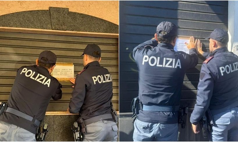 Catania: chiusi per 7 giorni bar e chiosco ritrovo di pregiudicati