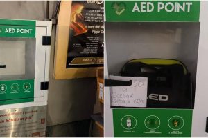 Belpasso, torna il defibrillatore rubato in Piazza Duomo: "Forse una bravata"