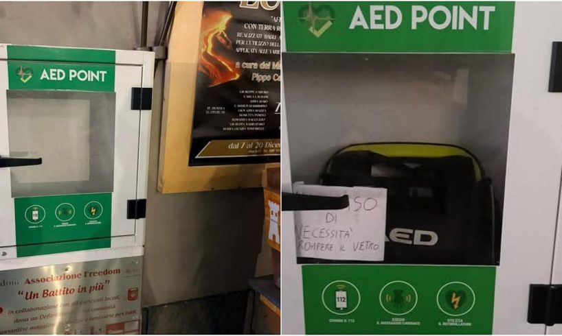 Belpasso, torna il defibrillatore rubato in Piazza Duomo: "Forse una bravata"