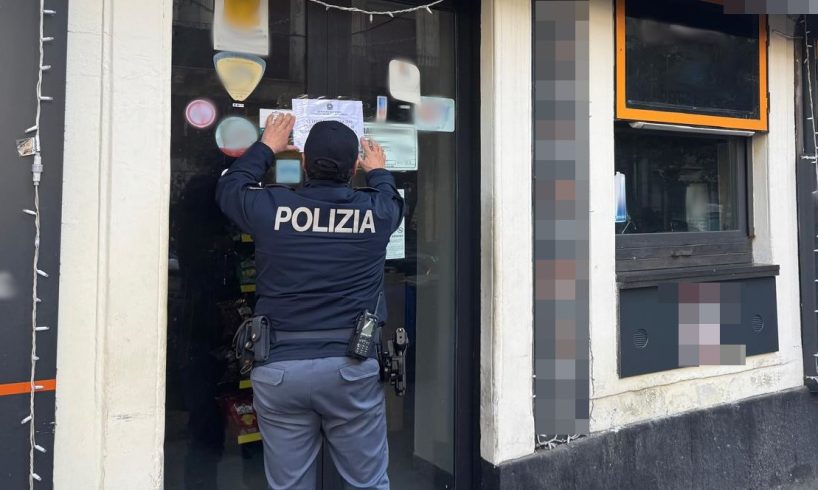 Catania, chiuso per una settimana bar-scommesse: "Ritiro abituale di pregiudicati"
