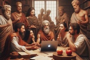 Dialoghi con l'IA: filosofia, storia e letteratura in un cenacolo invernale