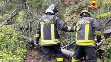 Ciclone Harry, Catania sotto scacco: notte di fuoco per i Vigili del Fuoco. 46 interventi in poche ore