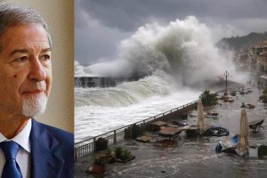 Musumeci visita le zone colpite dal ciclone Harry: Regione chiede stato d'emergenza