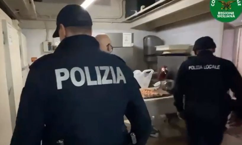 Catania, chiuso bar con blatte nella farina e 250 kg di cibi scaduti. Sanzioni per oltre 7mila euro (VIDEO)