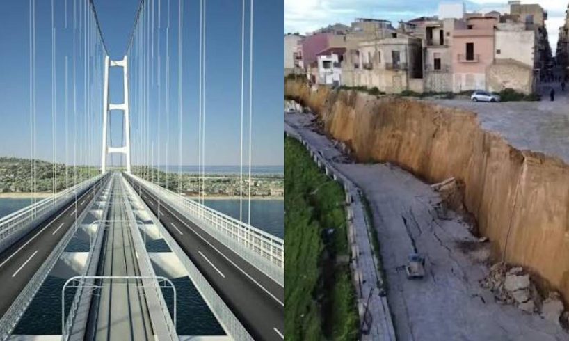 Frana Niscemi, opposizione all'attacco: "I soldi del Ponte di Messina si usino per il dissesto"