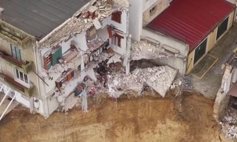 Niscemi, la collina scende verso Gela: case a rischio crollo nella fascia interdetta