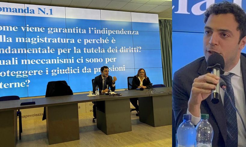 Adrano, formazione civica all'ITS Branchina: il magistrato Maglione incontra gli studenti sul ruolo della giustizia a tutela dei diritti