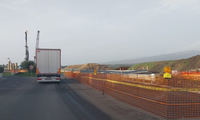 Belpasso, viabilità ancora limitata sulla SP 229/I presso Etnapolis