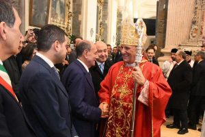 Schifani a Catania per Sant'Agata: «La Sicilia si rialzerà, i cittadini colpiti dal ciclone non saranno soli»