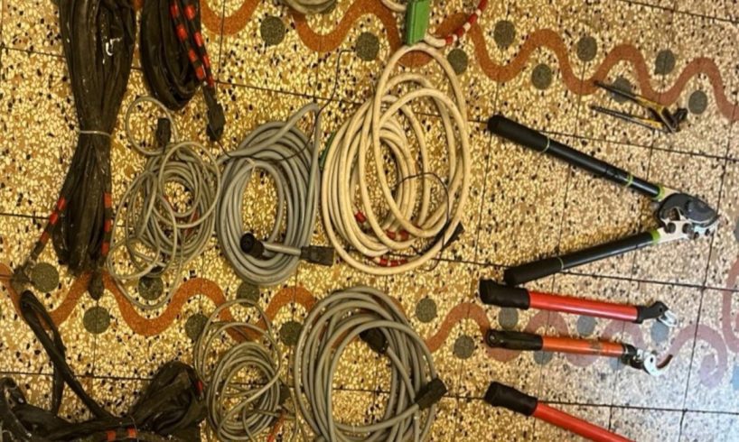 Catania, controlli contro il furto di cavi di rame: due uomini arrestati in flagranza