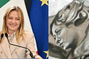 Il peso dell'icona: quando un volto politico entra nel "pantheon" di un affresco