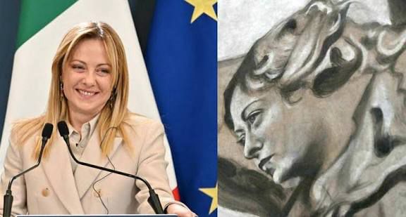 Il peso dell'icona: quando un volto politico entra nel "pantheon" di un affresco