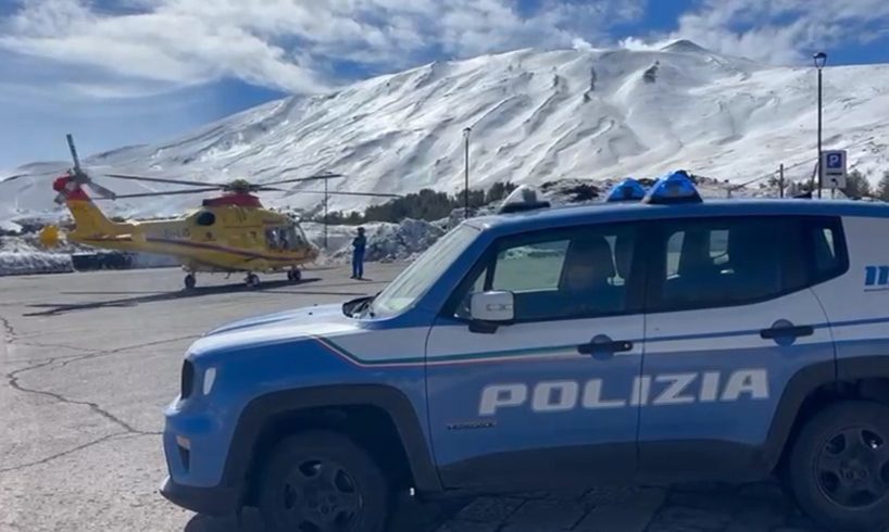 Etna Nord, Polizia in azione sulle piste: soccorse 16 persone in un weekend