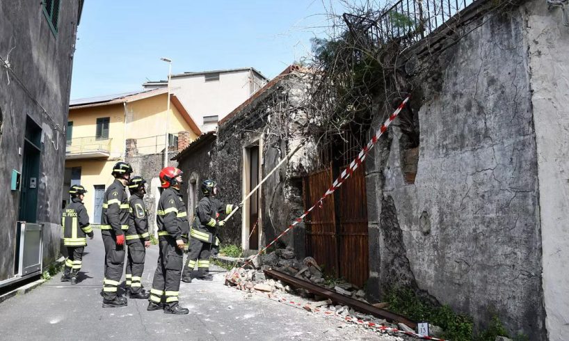 Terremoto del 4 marzo nel Catanese e frana a Motta: la Regione delibera lo stato di crisi