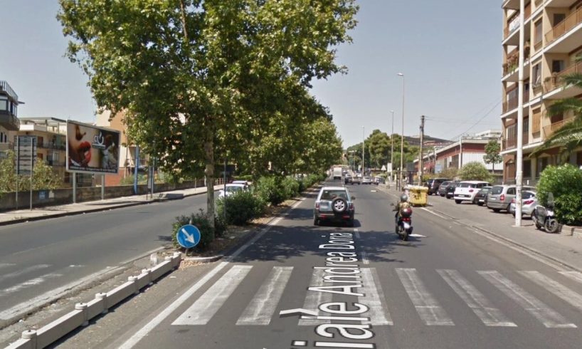 Tondo Gioeni, chiude il torna-indietro per tre giorni: lavori per il drenaggio delle acque in viale Doria