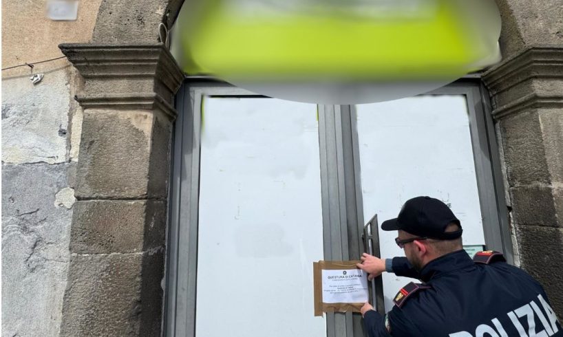 Adrano, sala scommesse chiusa per 7 giorni: ritrovo abituale di pregiudicati