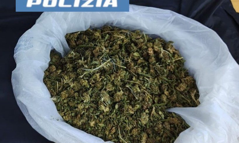 Adrano, droga nel garage di casa: 37enne arrestato dalla Polizia di Stato