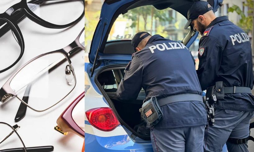 Catania, 40enne nasconde sei paia di occhiali sotto la giacca ma la commessa la scopre: denunciata